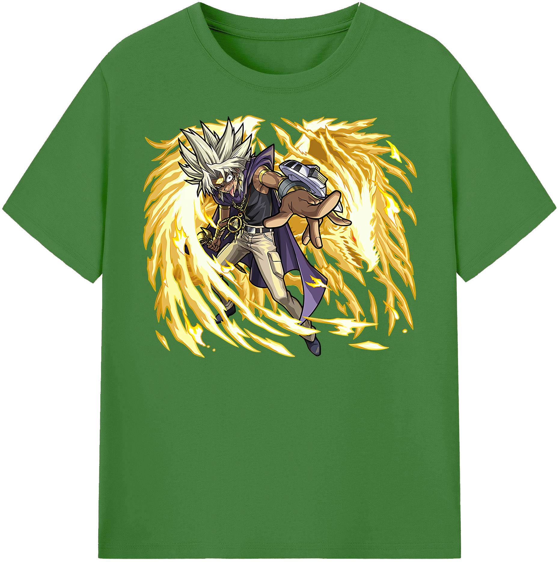 （画像用） 遊☆戯☆王 Yu-Gi-Oh! レディースカジュアルプリントTシャツ（綿100％）